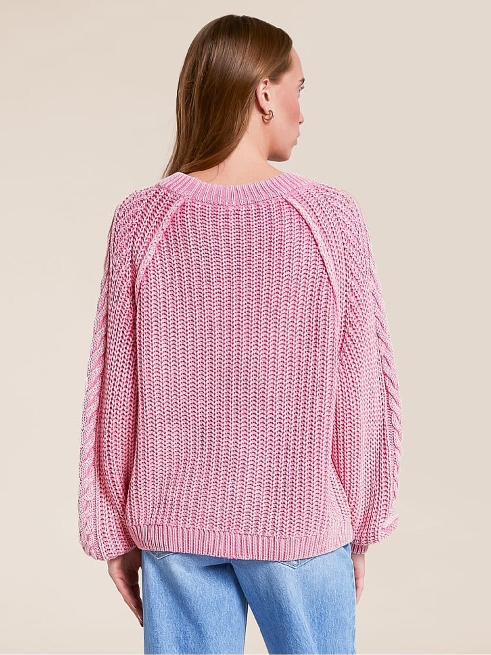 Free People | Frankie Cable Knit Sweater - Picture 3 of 10